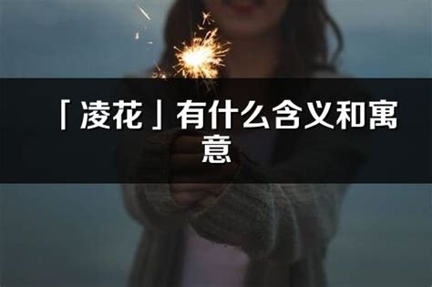 凌名字意思|凌的意思